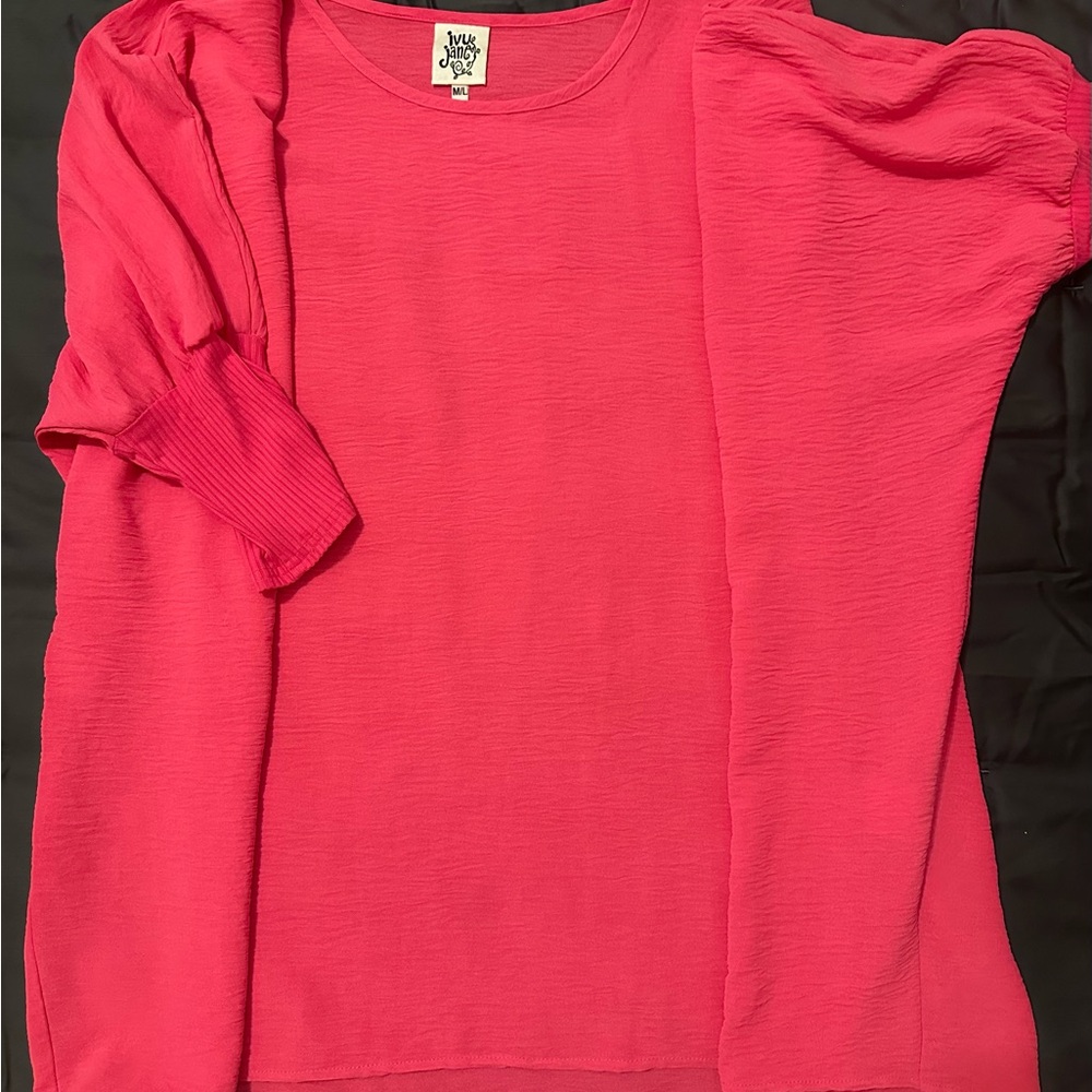 Ivy Jane Vibrant Pink Blouse